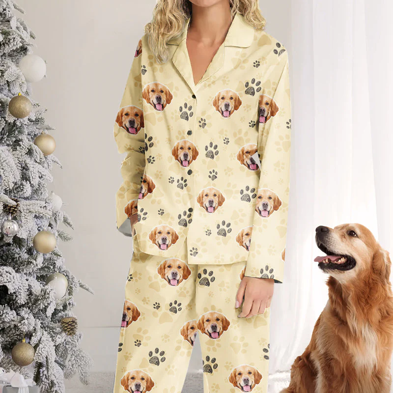 Custom Photo Custom Photo My Dog Thinks I'm Cool - Christmas Gift For Pet Owners, Pet Lovers - Personalized Pajama NA94 - Image 4