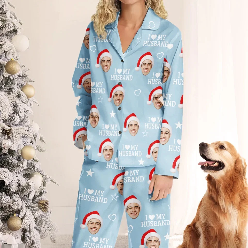 Custom Photo Every Day, I Love You More  - Christmas Gift For Husband Wife, Anniversary, Couple - Personalized Pajamas NA94 - Image 4