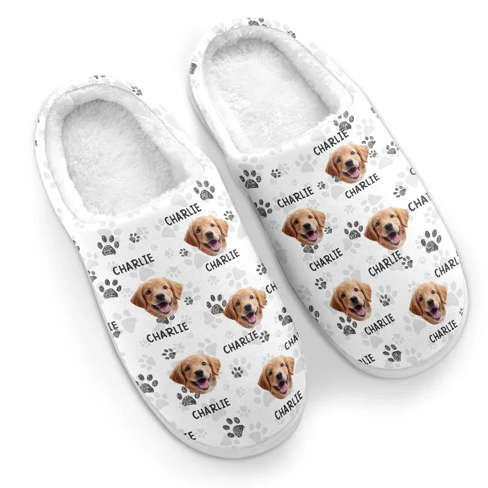 Custom Photo Every Wag Brings Joy To My Heart - Personalized Slippers - Christmas Gift For  Pet Owners, Pet Lovers - NA94 - Image 4