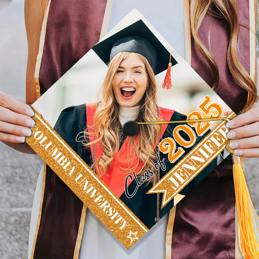 Custom Photo Finally I Made It - Personalized Graduation Cap Topper | NA94 - Image 3