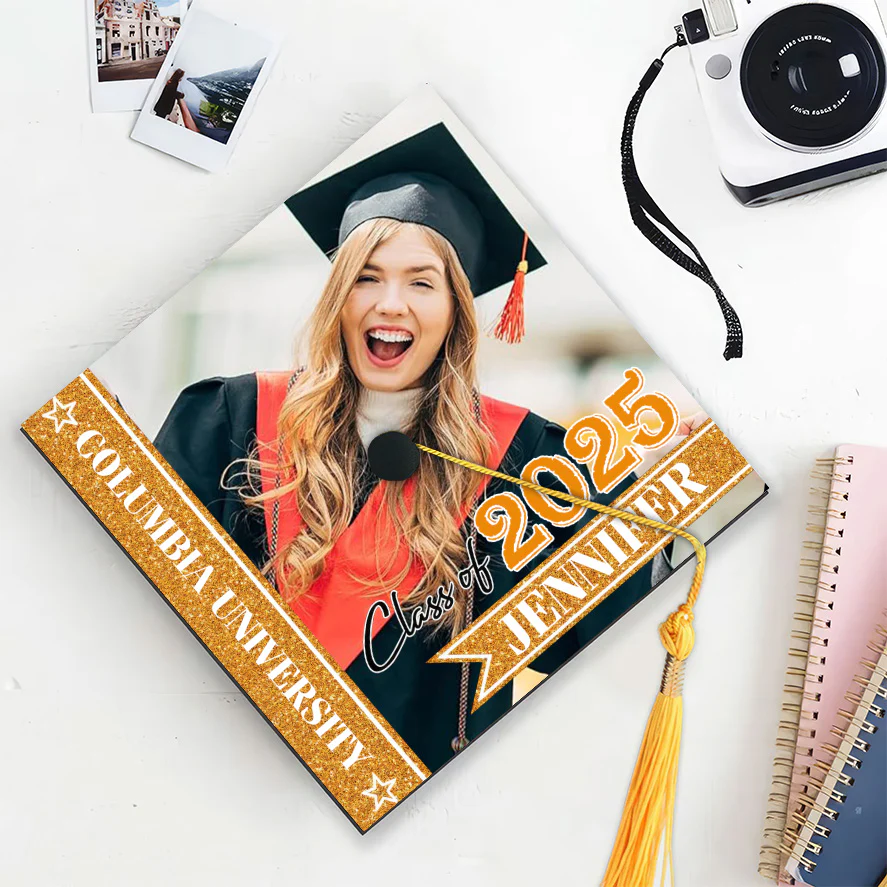 Custom Photo Finally I Made It - Personalized Graduation Cap Topper | NA94 - Image 4