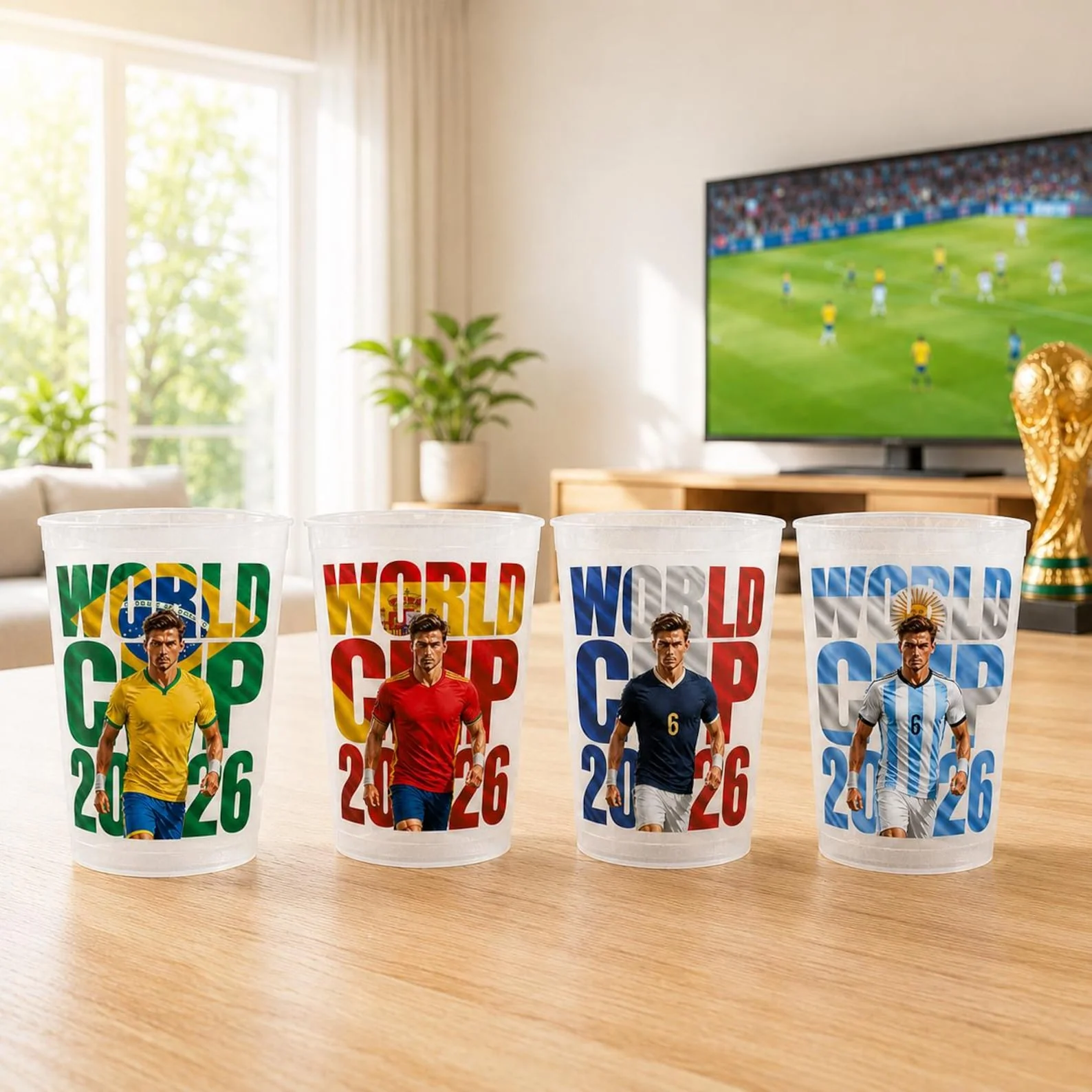 Custom Photo Global Soccer Championships 2026 - Personalized Cups - Gifts For Sport Lovers, Football Fans - Image 2
