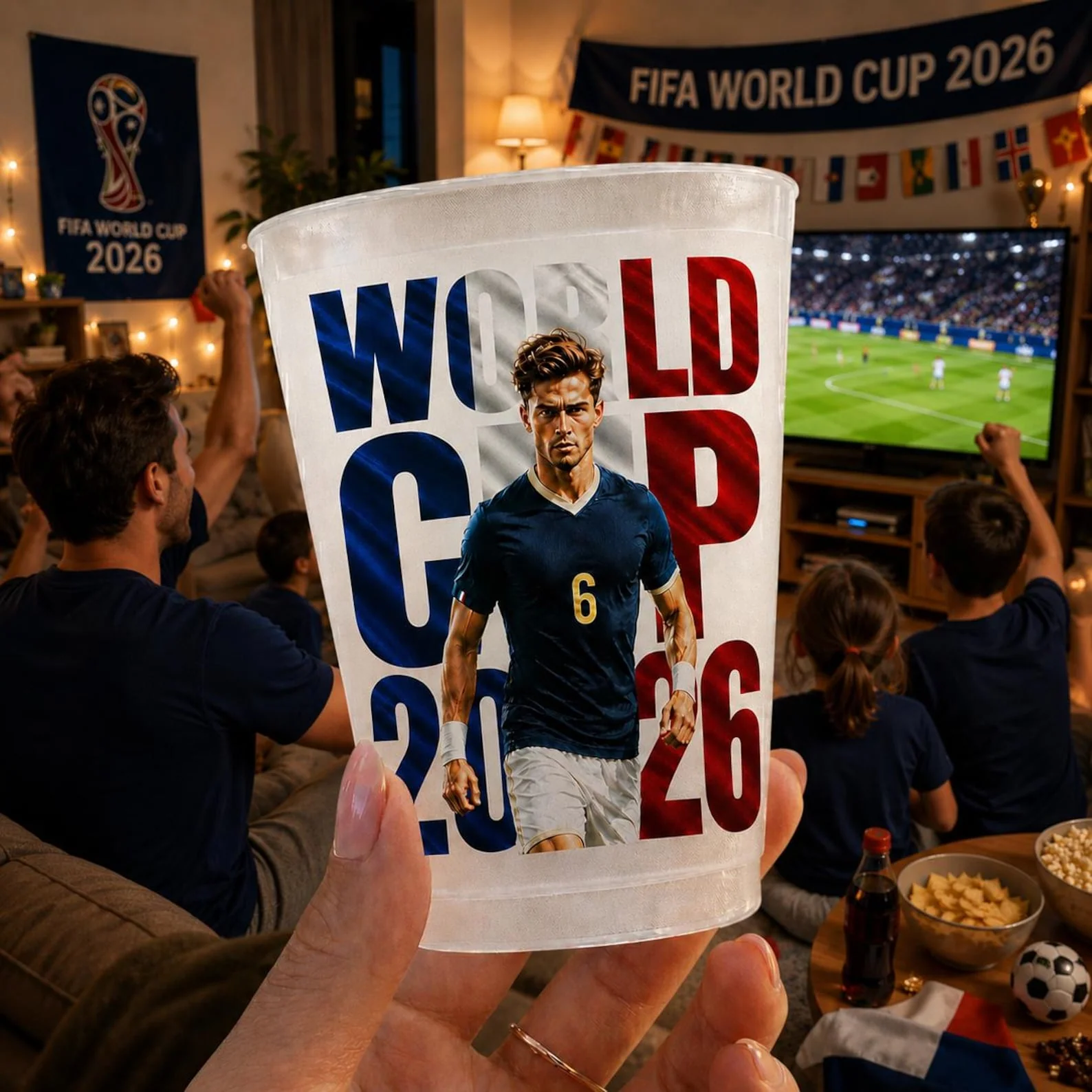 Custom Photo Global Soccer Championships 2026 - Personalized Cups - Gifts For Sport Lovers, Football Fans - Image 4