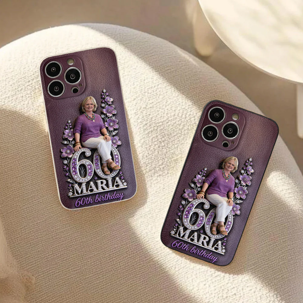 Custom Photo Grandma Birthday 3D - Personalized Phone Case - Gift For Mom, Grandma - Image 5