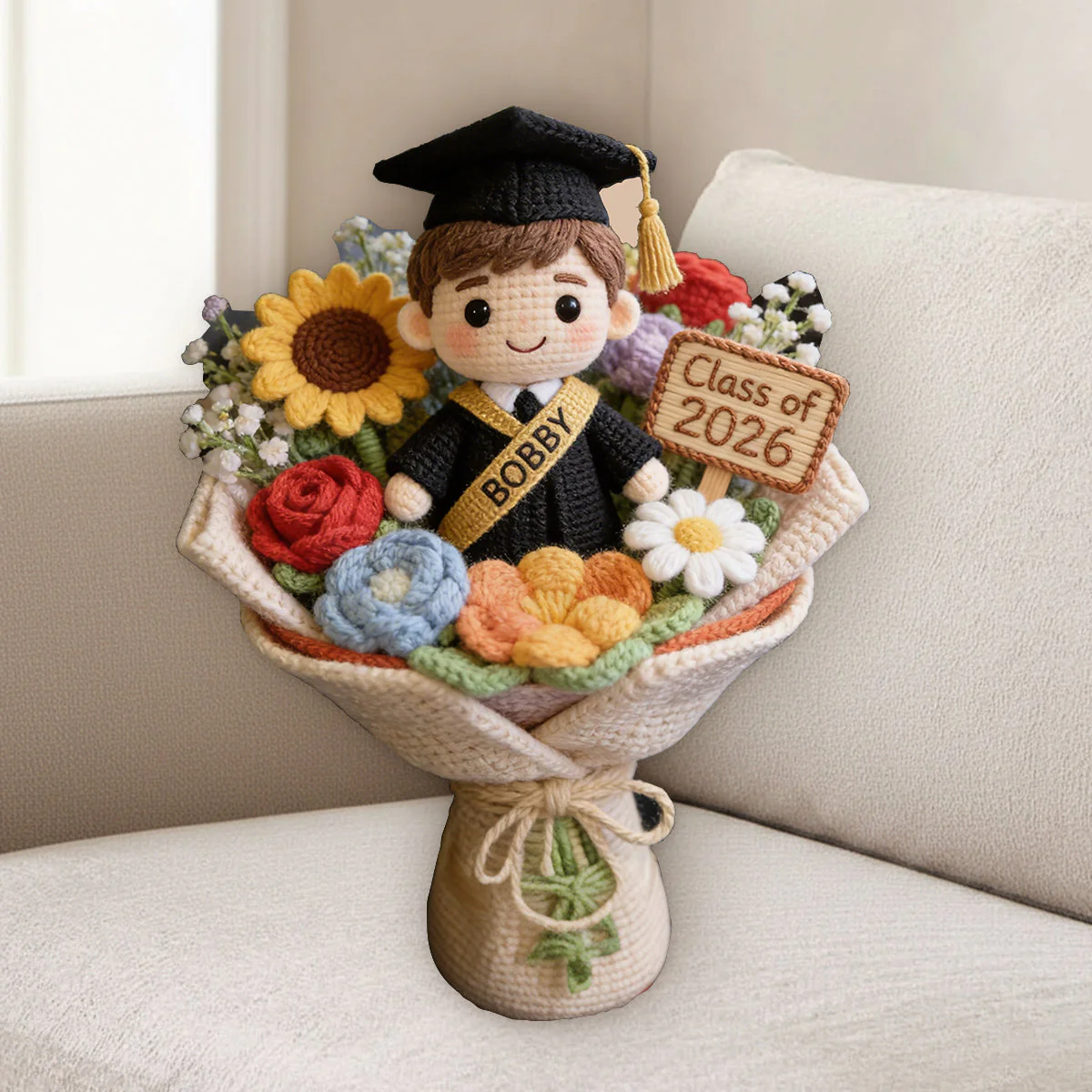 Custom Photo Happy Graduation Class of 2026 - Personalized Custom Shaped Pillow - Gift For Graduates - Image 4