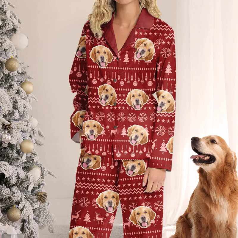 Custom Photo Have A Pawesome Christmas - Gift For Pet Lovers - Personalized Pajama NA94 - Image 4