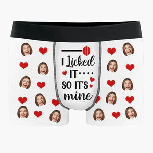 Custom Photo I'm Nuts About You - Couple Personalized Custom Boxer Briefs, Men's Boxers - Gift For Husband Wife, Anniversary - Image 5