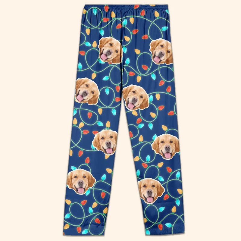 Custom Photo My Lovely Pajama - Christmas Gift For Pet Owners, Pet Lovers - Personalized Pajama Pants NA94 - Image 2