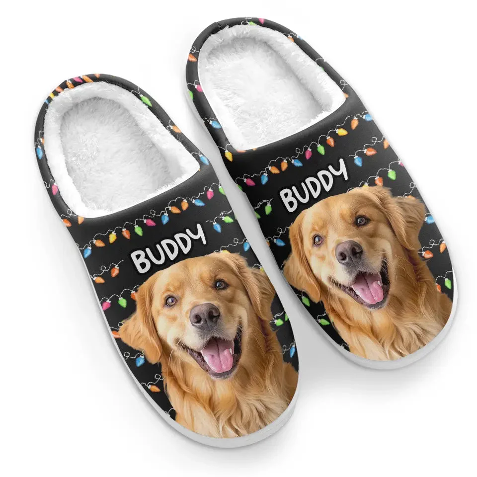 Custom Photo Nothing Says Comfort Like Pet Fur - Personalized Slippers - Gift For Dog Lovers, Cat Lovers, Pet Owners NA94 - Image 3