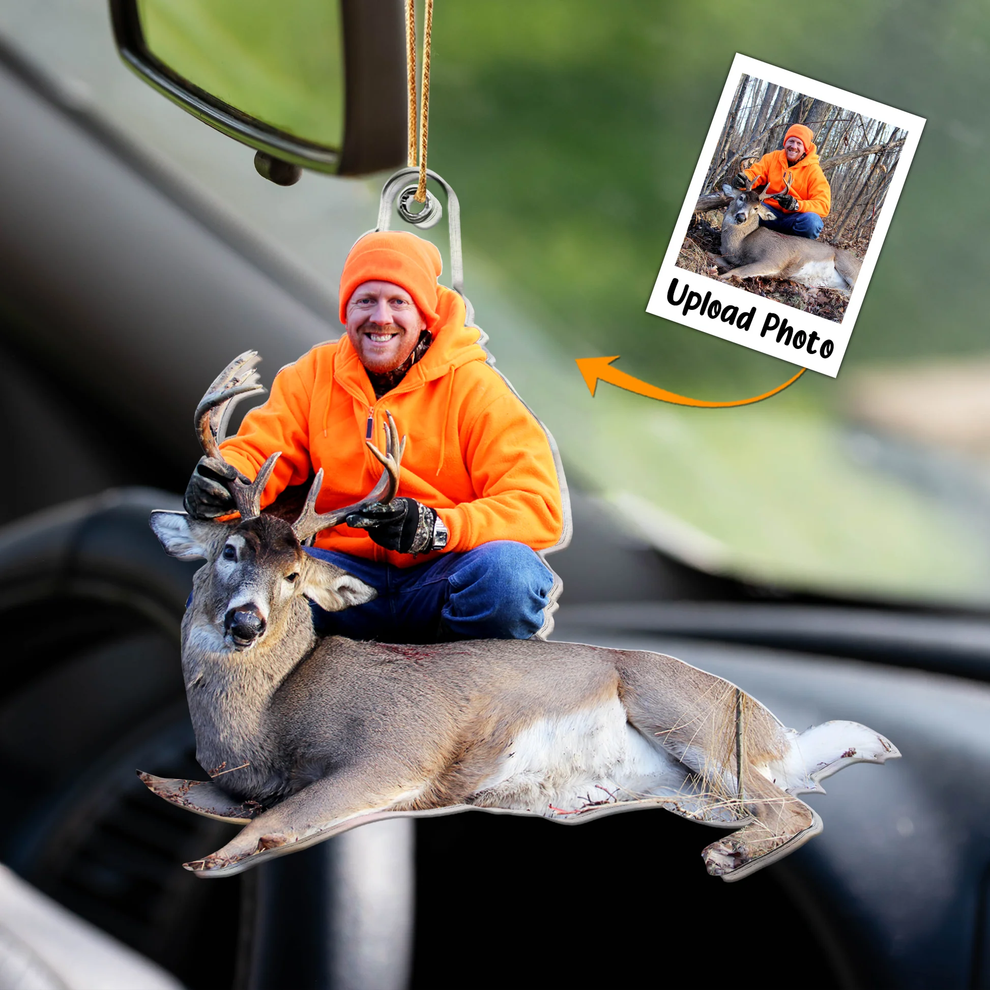 Custom Photo Ornament For Hunting Lovers - Personalized Acrylic Photo Ornament - Image 4