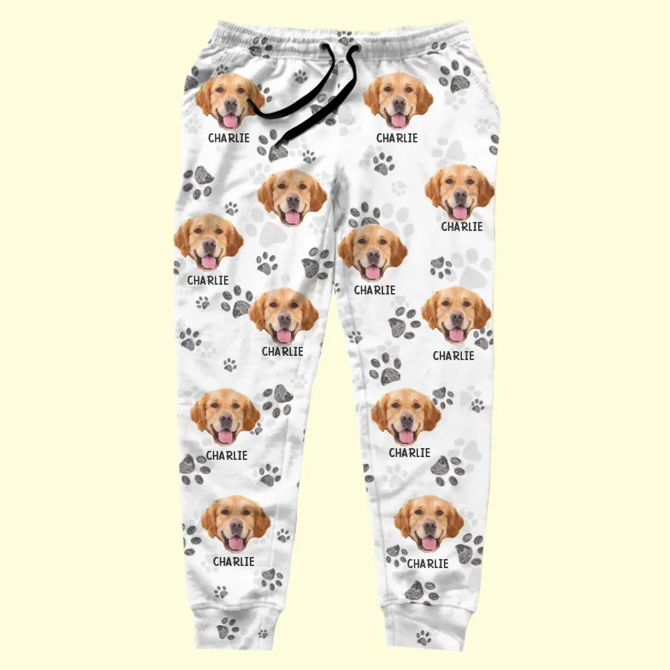 Custom Photo Pawsome Christmas Vibes! - Dog & Cat Personalized Custom Pajama Pants - Christmas Gift For Pet Owners, Pet Lovers - Image 4