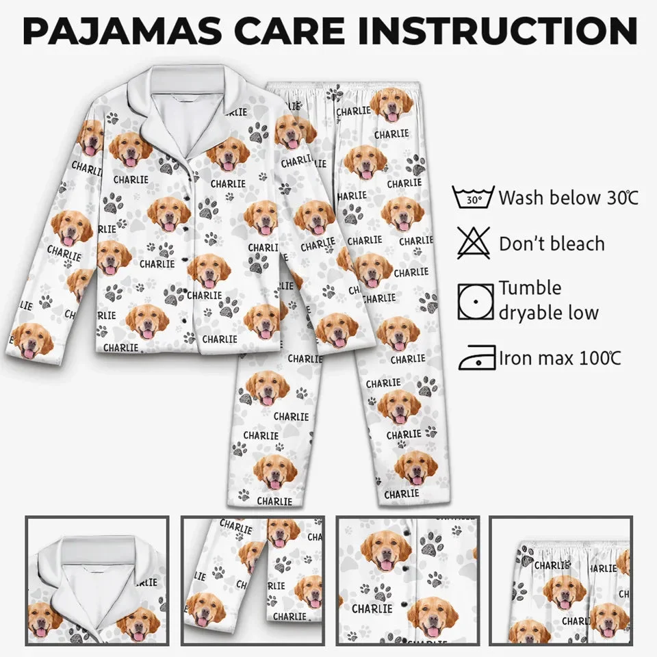 Custom Photo Pawsome Christmas Vibes! - Dog & Cat Personalized Custom Pajama Pants - Christmas Gift For Pet Owners, Pet Lovers - Image 5