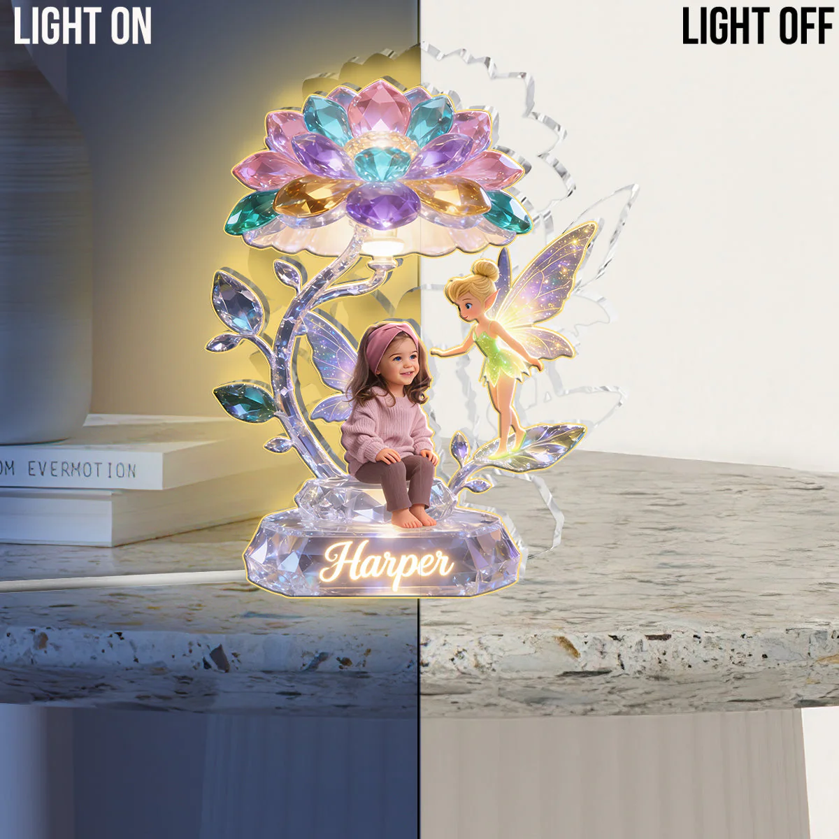 Custom Photo - Personalized Acrylic Light Box - Gift For Kids, Movies Fan - Image 3
