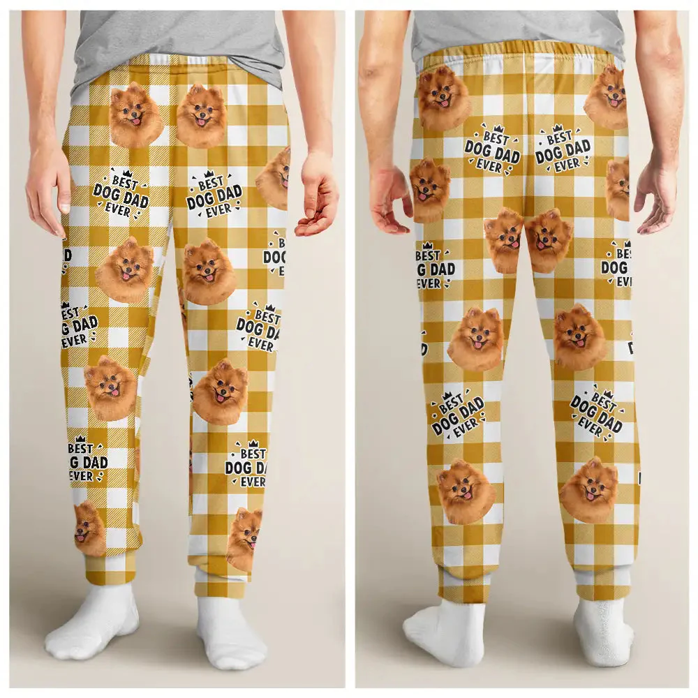 Custom Photo Pet Lovers Face Cut - Gift For Pet Lovers - Personalized Pajama Pants NA94 - Image 3