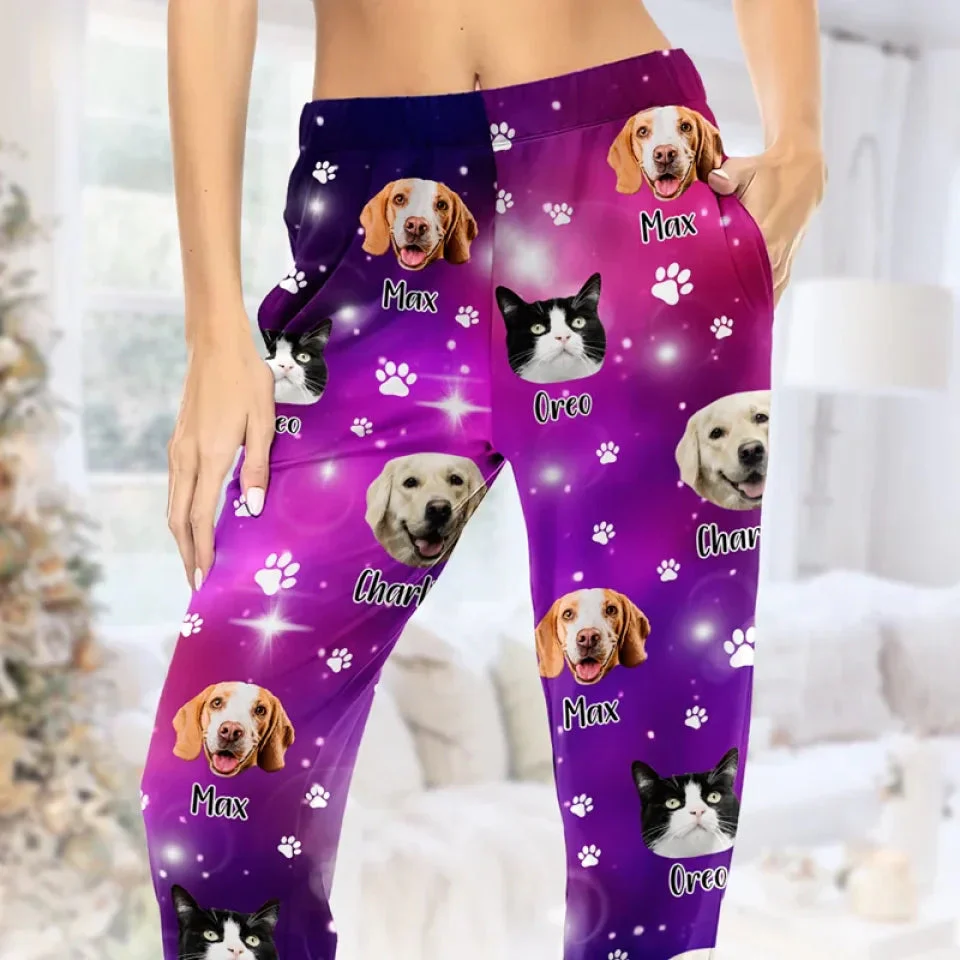 Custom Photo Pets Are Good For The Soul - Personalized Pajama Pants - Gift For Pet Lovers - NA94 - Image 2