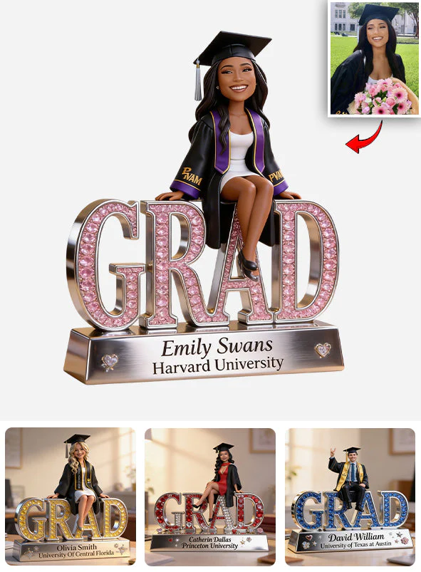 Custom Photo Proud Grad - Personalized Acrylic Plaque - Gift For Graduates - Image 4