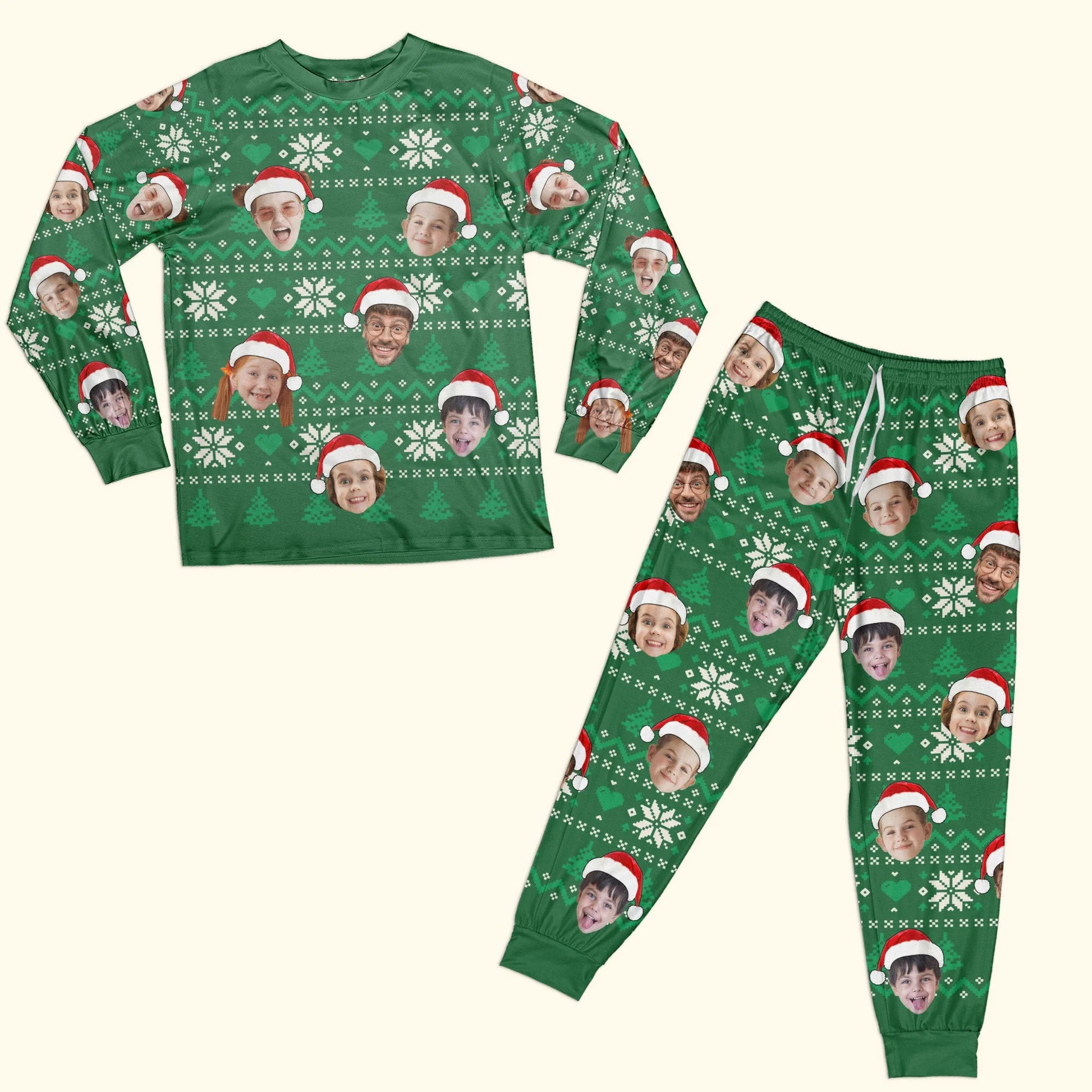Custom Photo This Is My Ugly Pajama - Personalized Unisex Pajamas Set - Gift For Family Members, Friends - NA94 - Image 3