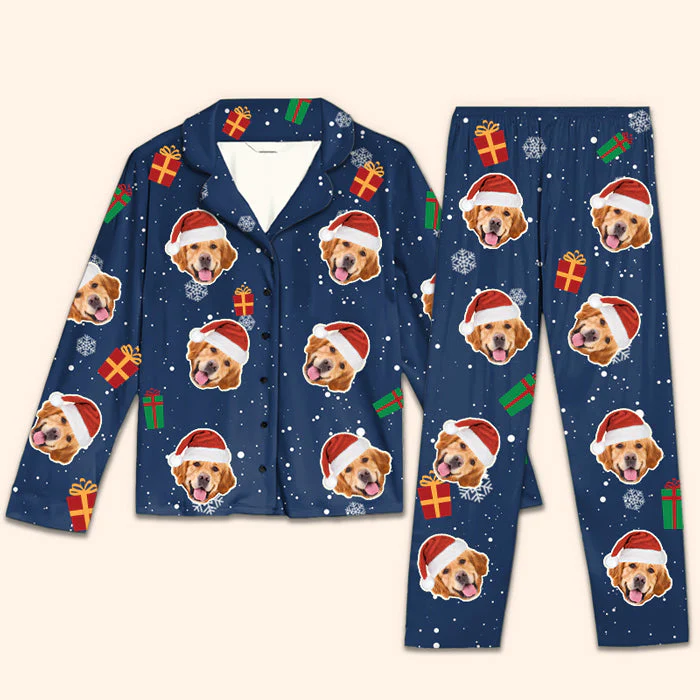 Custom Photo Wish You A Furry Christmas, Human - Gift For Pet Lovers - Personalized Pajama NA94 - Image 2