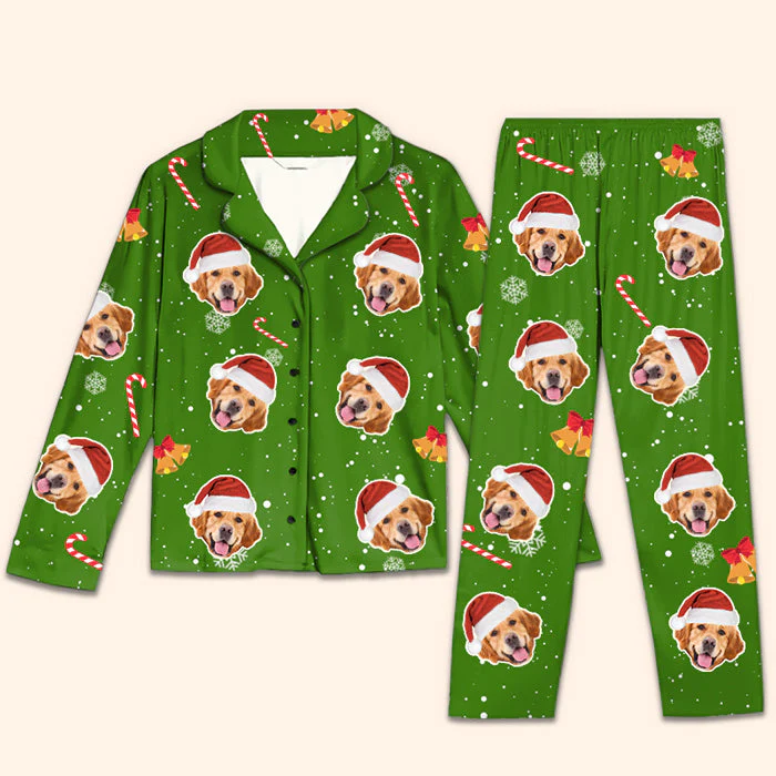 Custom Photo Wish You A Furry Christmas, Human - Gift For Pet Lovers - Personalized Pajama NA94 - Image 4