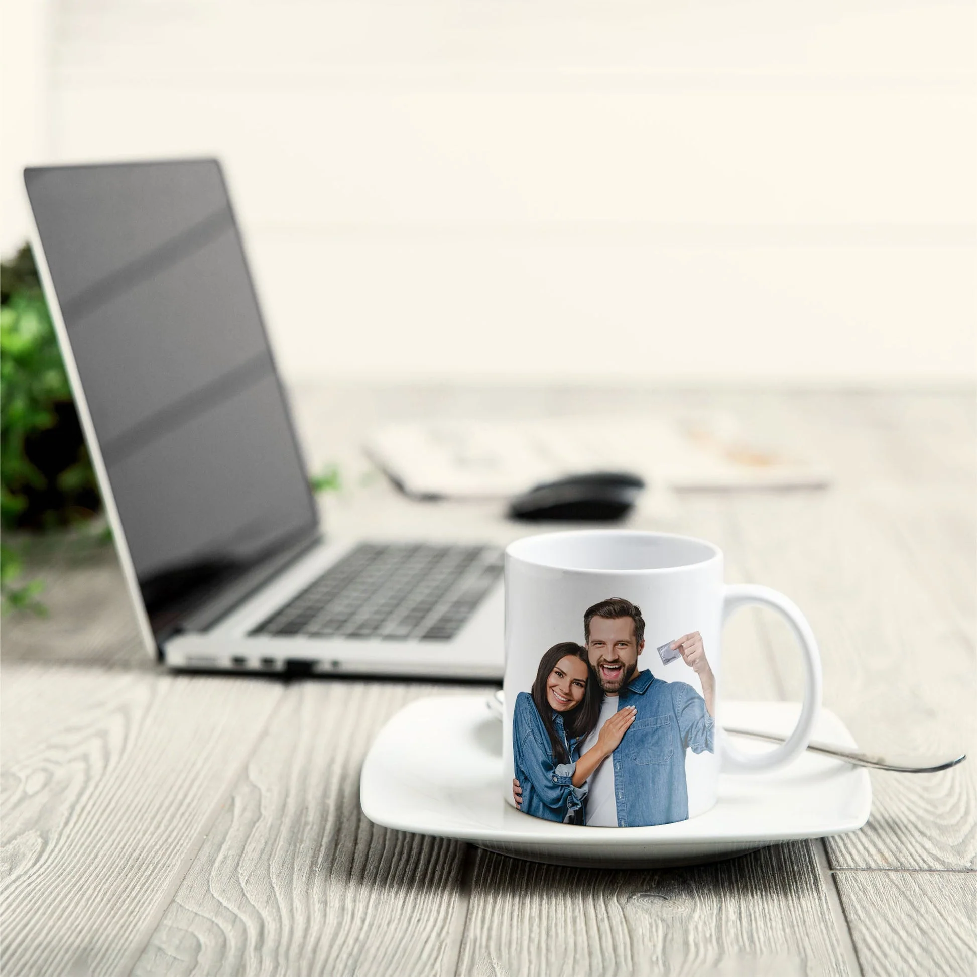 Custom Photo You Are My Favorite Thing To Do - Personalized Ceramic Mug - Gift For Couple, Husband Wife NH96 - Image 4