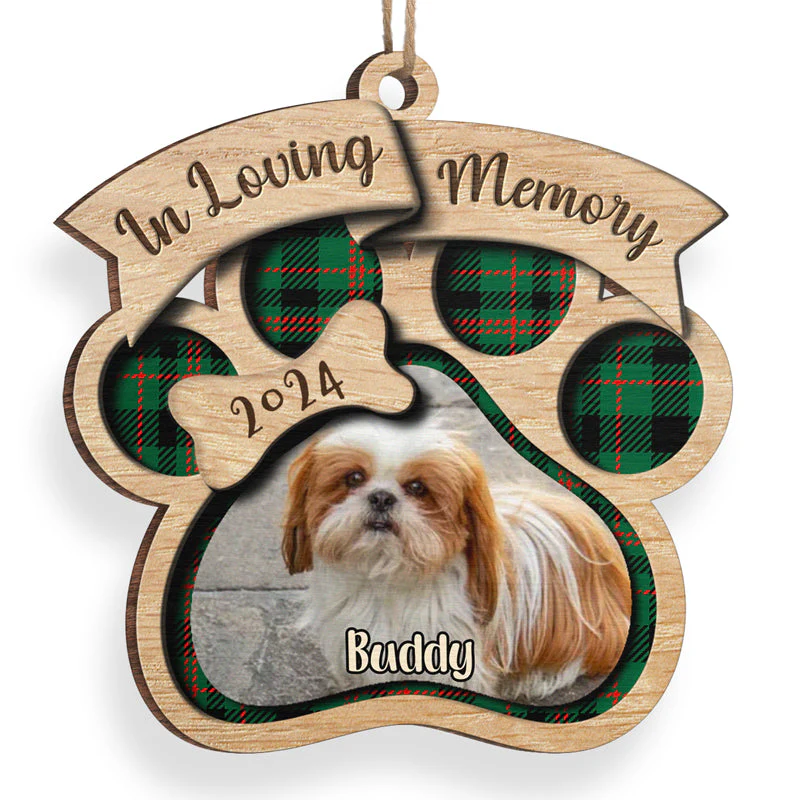 Custom Photo You Will Always In My Heart - Personalized Wood Ornament - Memorial Gift, Sympathy Gift, Gift For Pet Lovers, Christmas Gift NH96 - Image 3