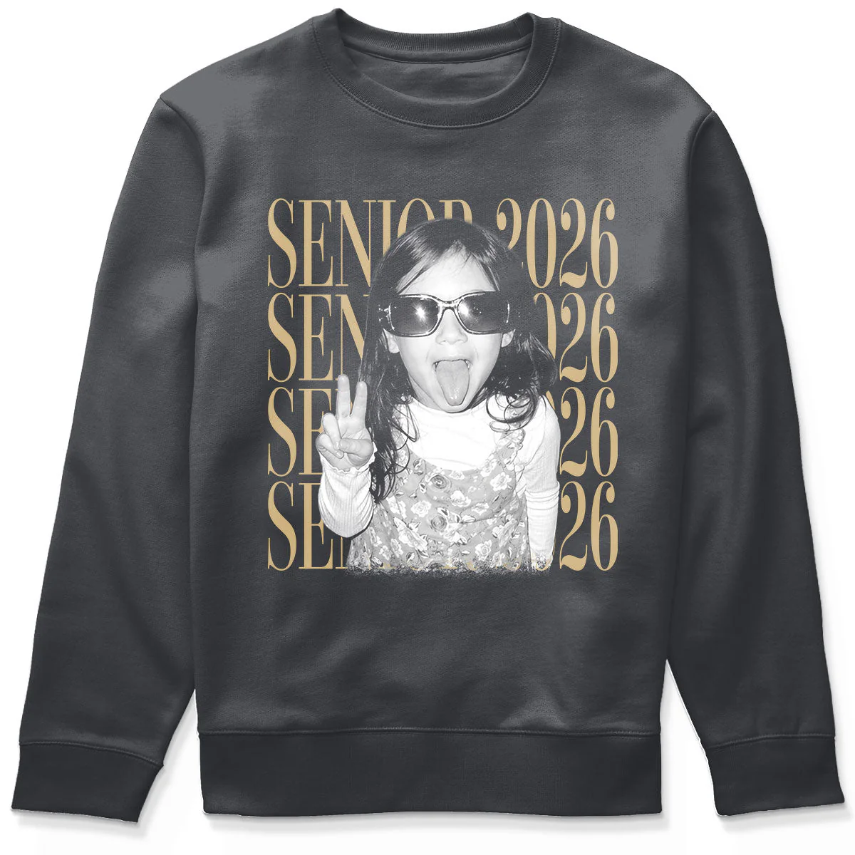 Custom Retro Vintage Photo And Year Senior - Personalized Shirt - Gift For Dad, Family Of Graduate - Image 7