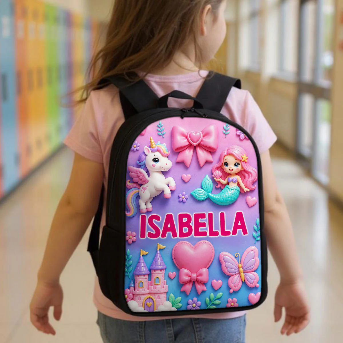 Cute Animal Adventure - Personalized Backpack - Back To School Gift For Kids - Image 2