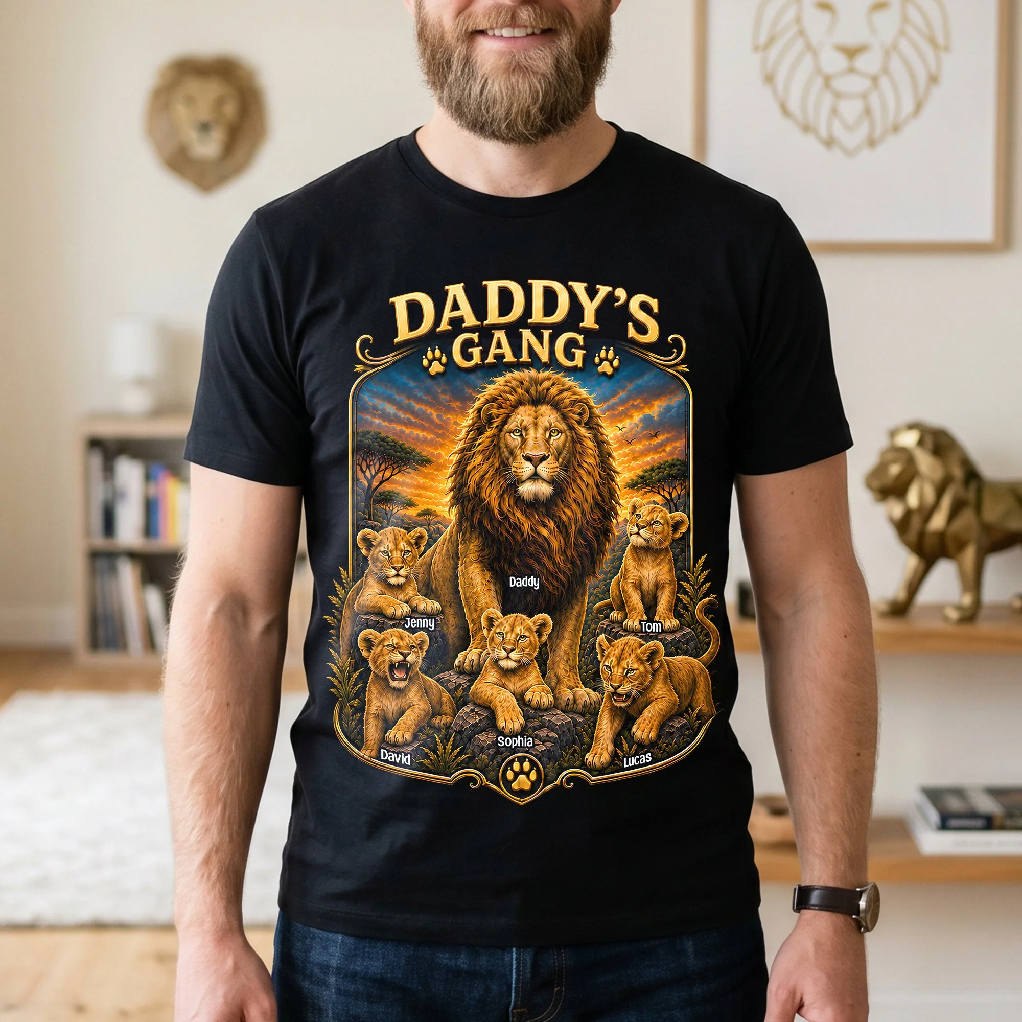 Daddy Gang - Personalized Shirt - Gift For Dad - Image 2