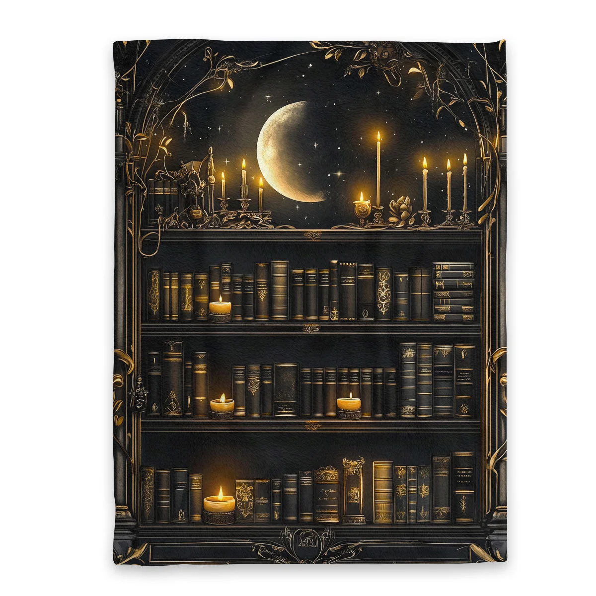 Dark Academia Reading Blanket - Personalized Blanket - Gift For Book Lover, Reader | HH01 - Image 3