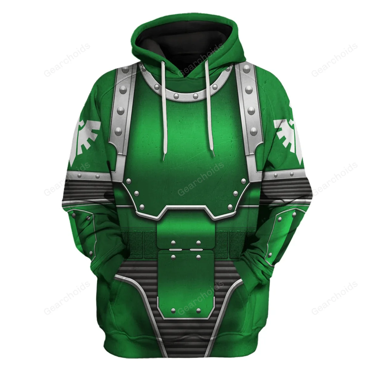 Dark Angels In Mark III Power Armor - Costume Cosplay Hoodie Sweatshirt Sweatpants CSWRH175 - Image 2