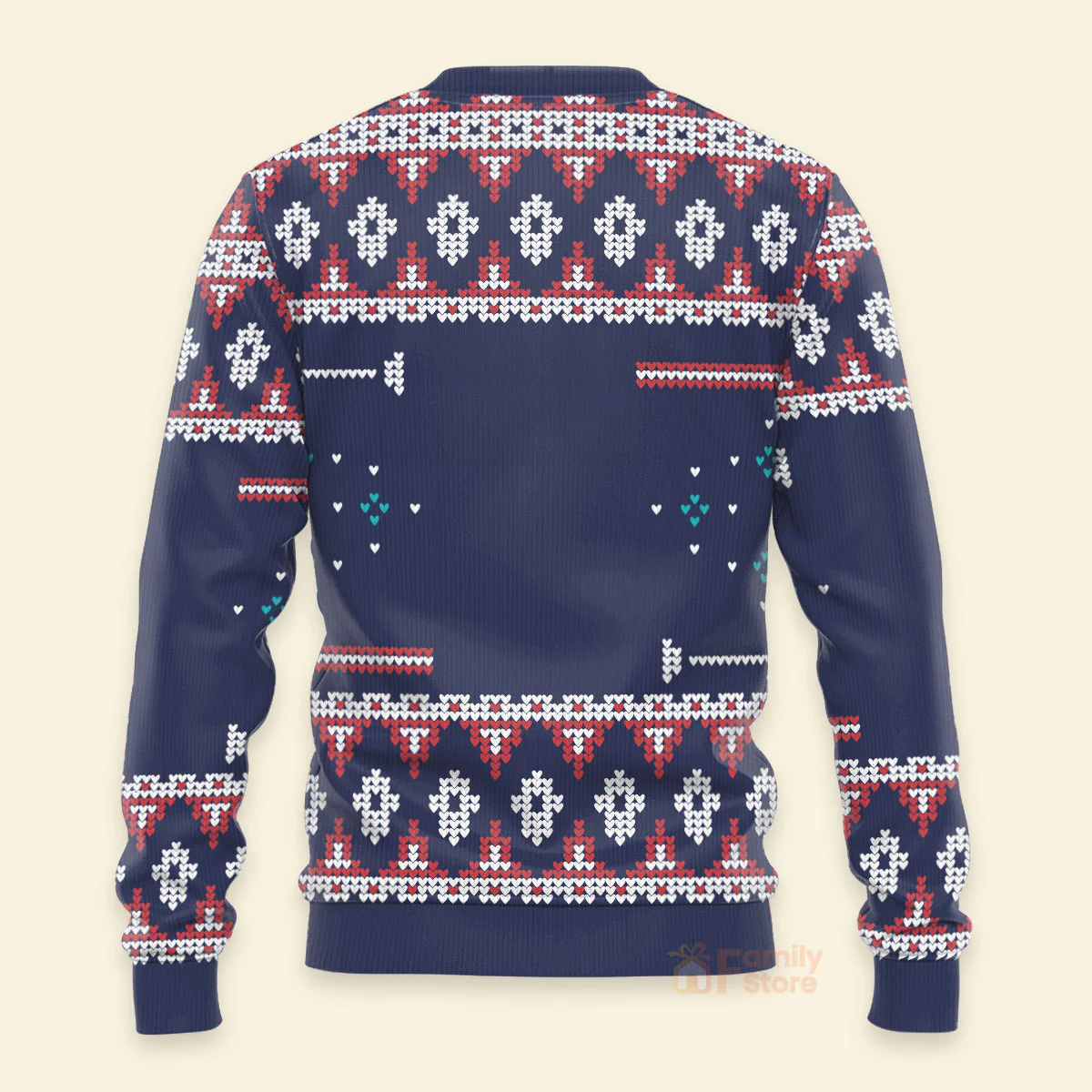 Stwa Darth Santa - Gift for Dad, Grandpa, Husband - Personalized Ugly Sweatshirt - CL08 NH96 - Image 3