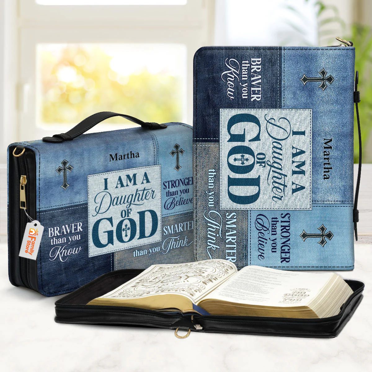Daughter Of God - Unique Personalized Bible Covers - AT4081301 - Image 2