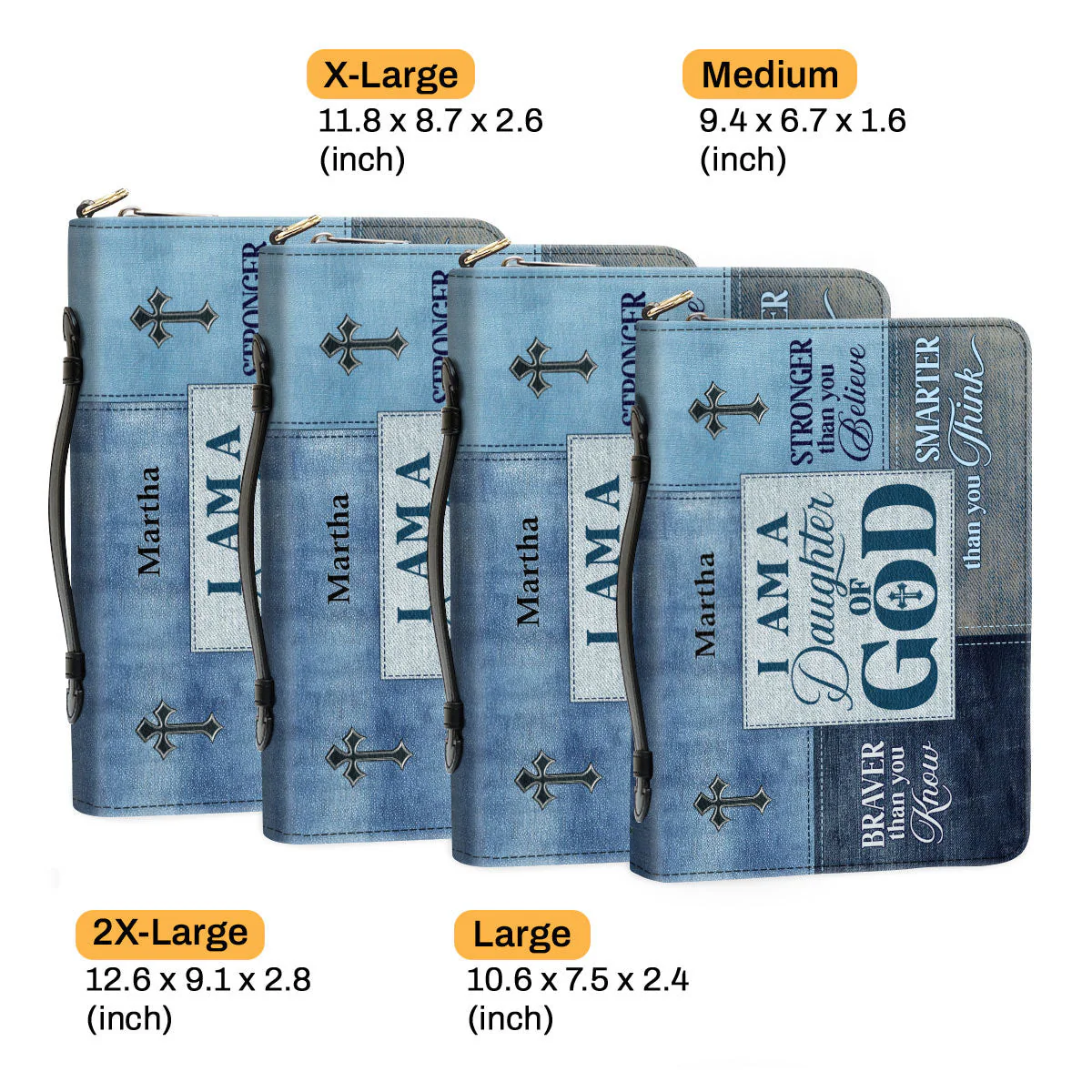 Daughter Of God - Unique Personalized Bible Covers - AT4081301 - Image 6