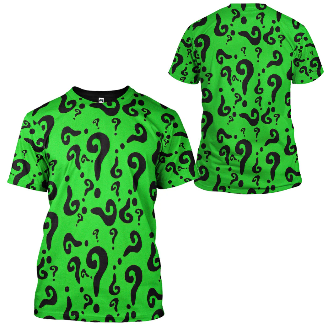 DC The Riddler T-Shirt 3D For Men & Women - Image 2