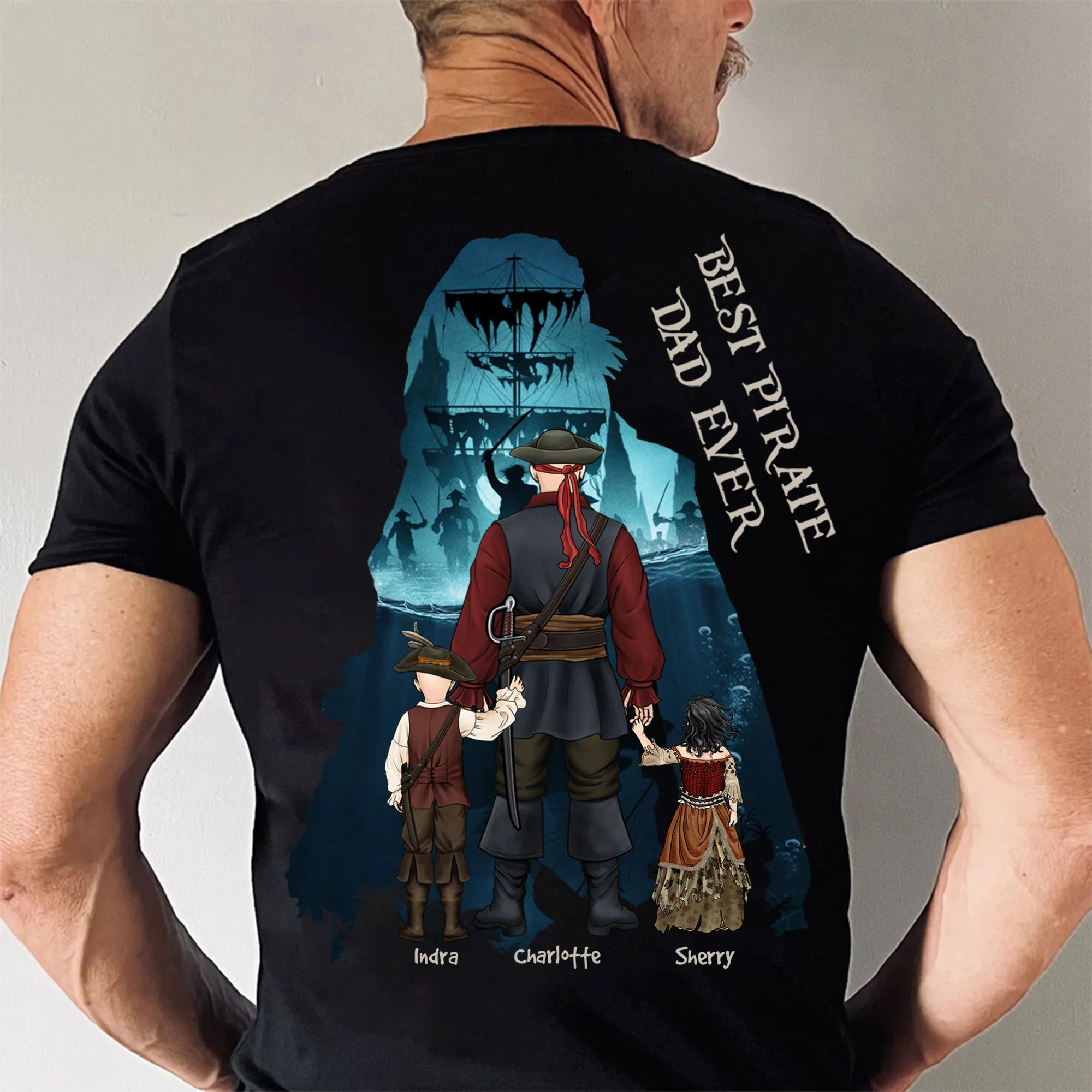 Dead Men Tell No Tales Yohoho - Gift For Dad - Personalized TShirt - CL13 NA94 - Image 4