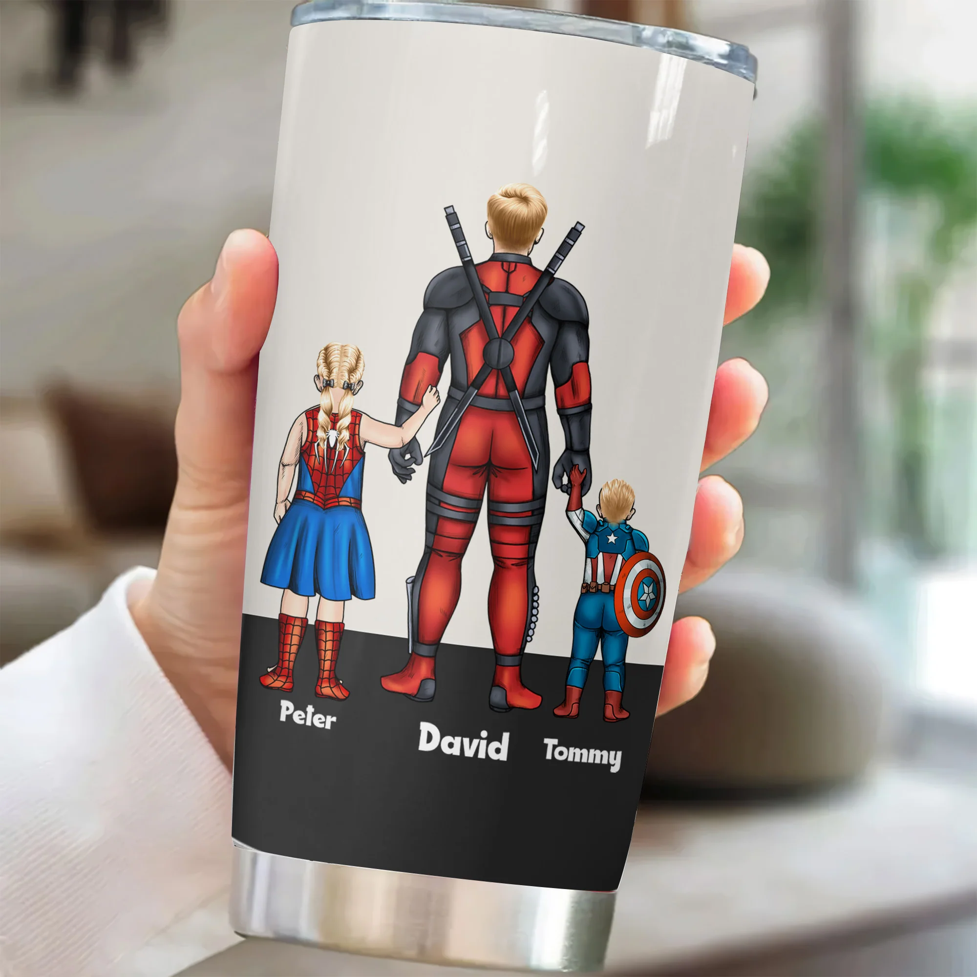 Dear Dad Thank You For Teaching Me Everything In Life - Personalized Stainless Steel Tumbler - Gift For Dad, Father's Day | CL02 NA94 - Image 2