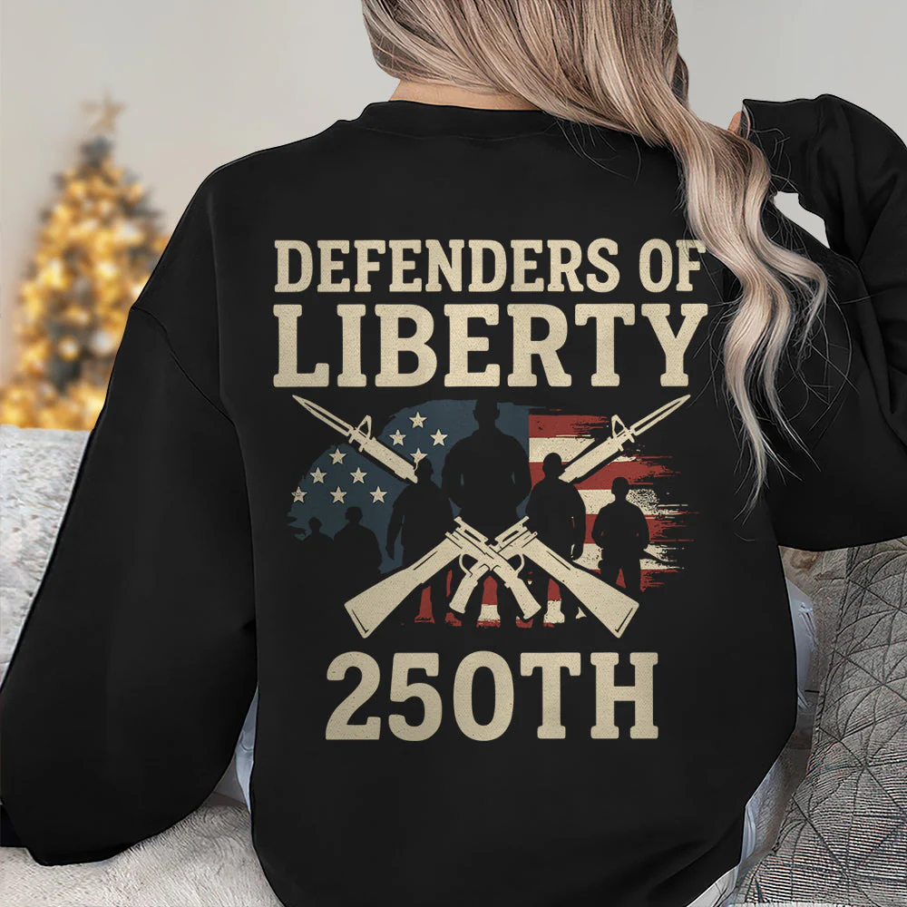 Defenders Of Liberty 250th Anniversary USA Shirt - Gift For Patriotic, Veteran | HN02 - Image 4