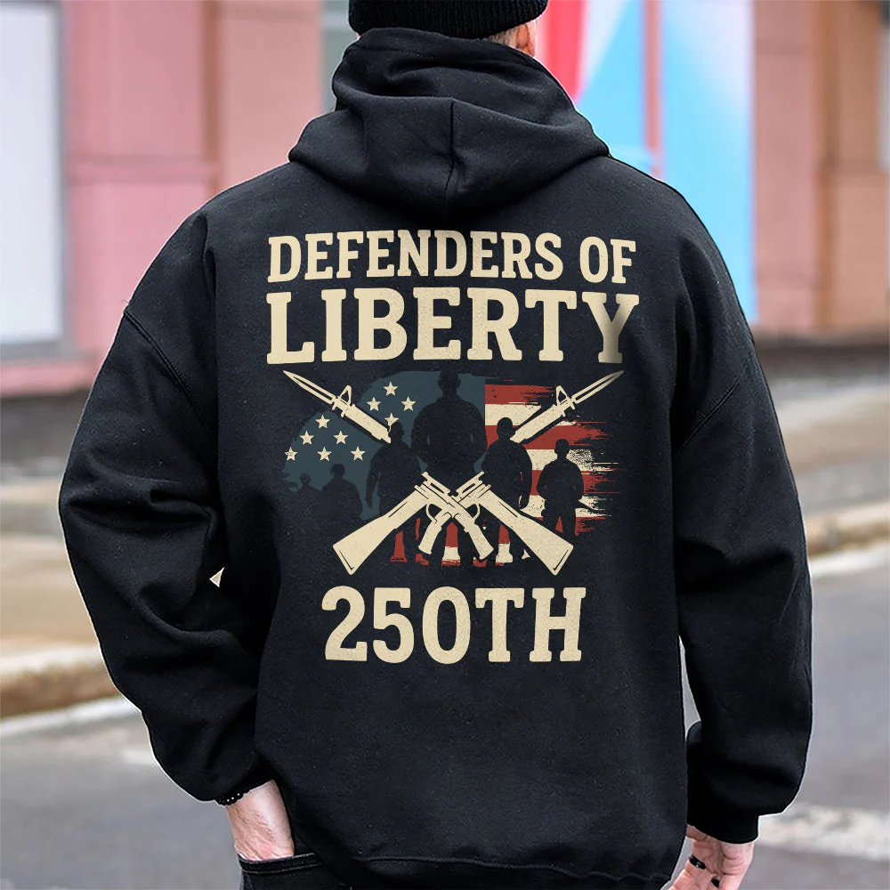 Defenders Of Liberty 250th Anniversary USA Shirt - Gift For Patriotic, Veteran | HN02 - Image 6