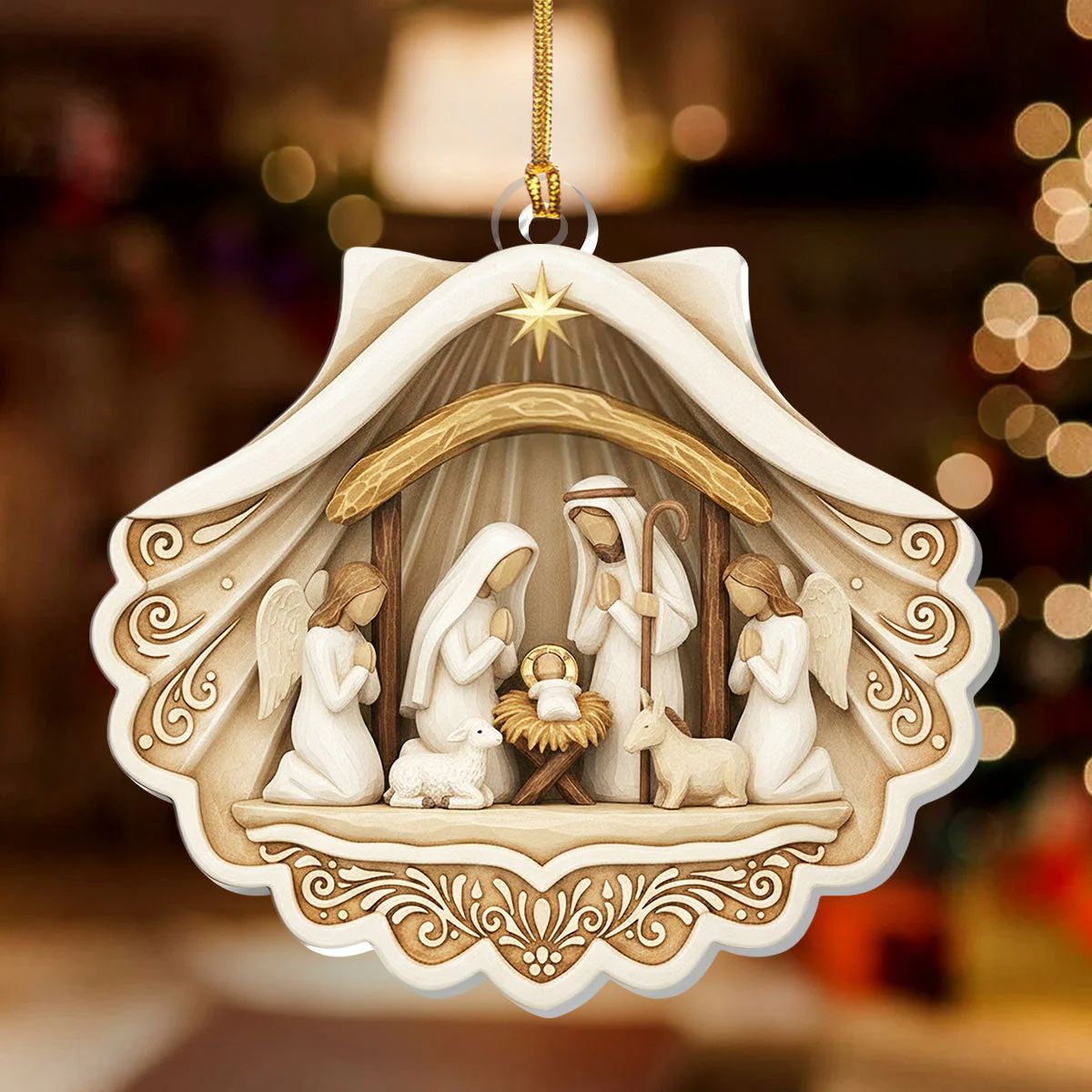 Divine Embrace - Acrylic Ornament TD118 - Image 2