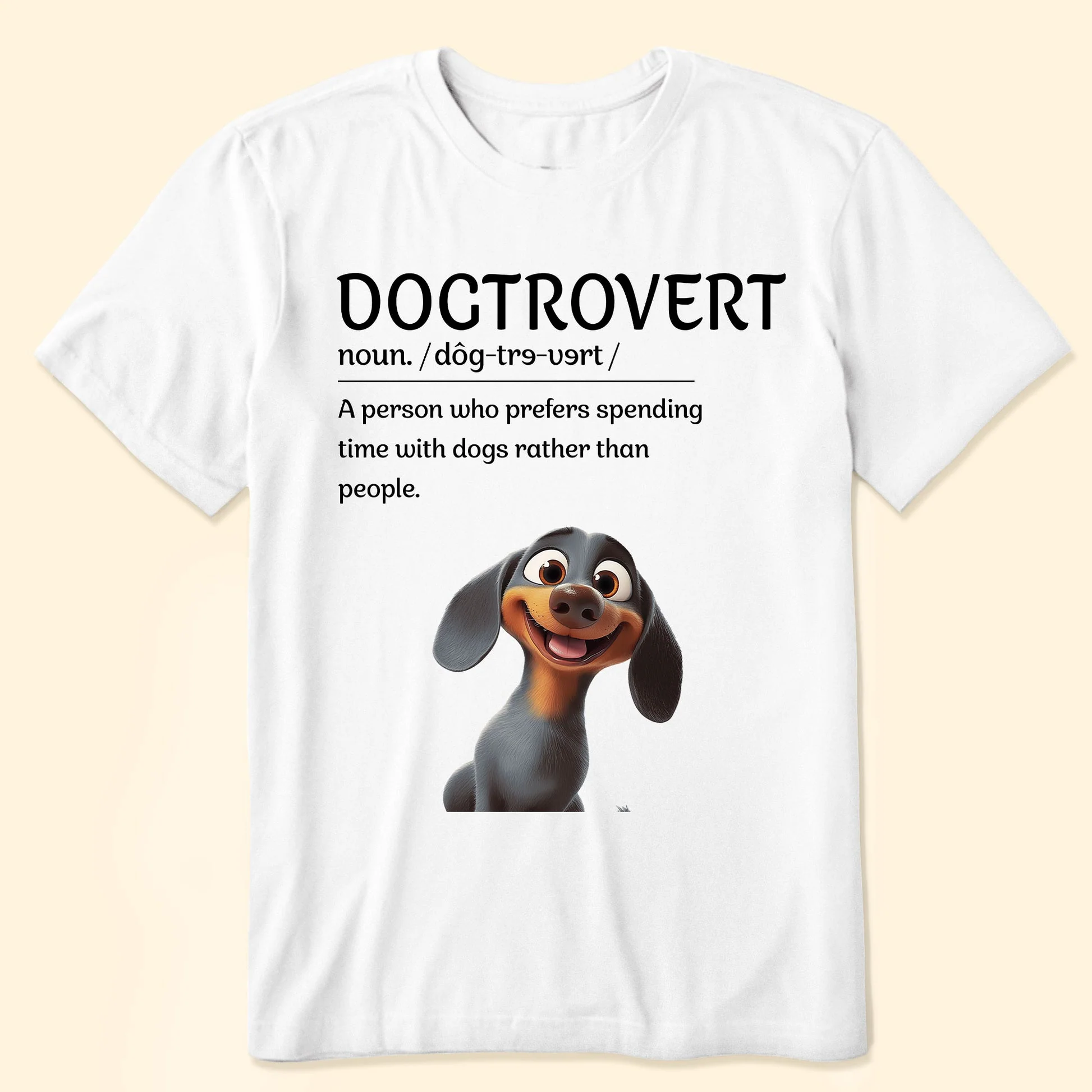 Doctrovert A Person Who Prefers Spending Time With Dogs - Personalized Shirt - Gift for Pet Owners, Pet Lovers, Dog Mom, Dog Dad | CLP15 NH96 - Image 3
