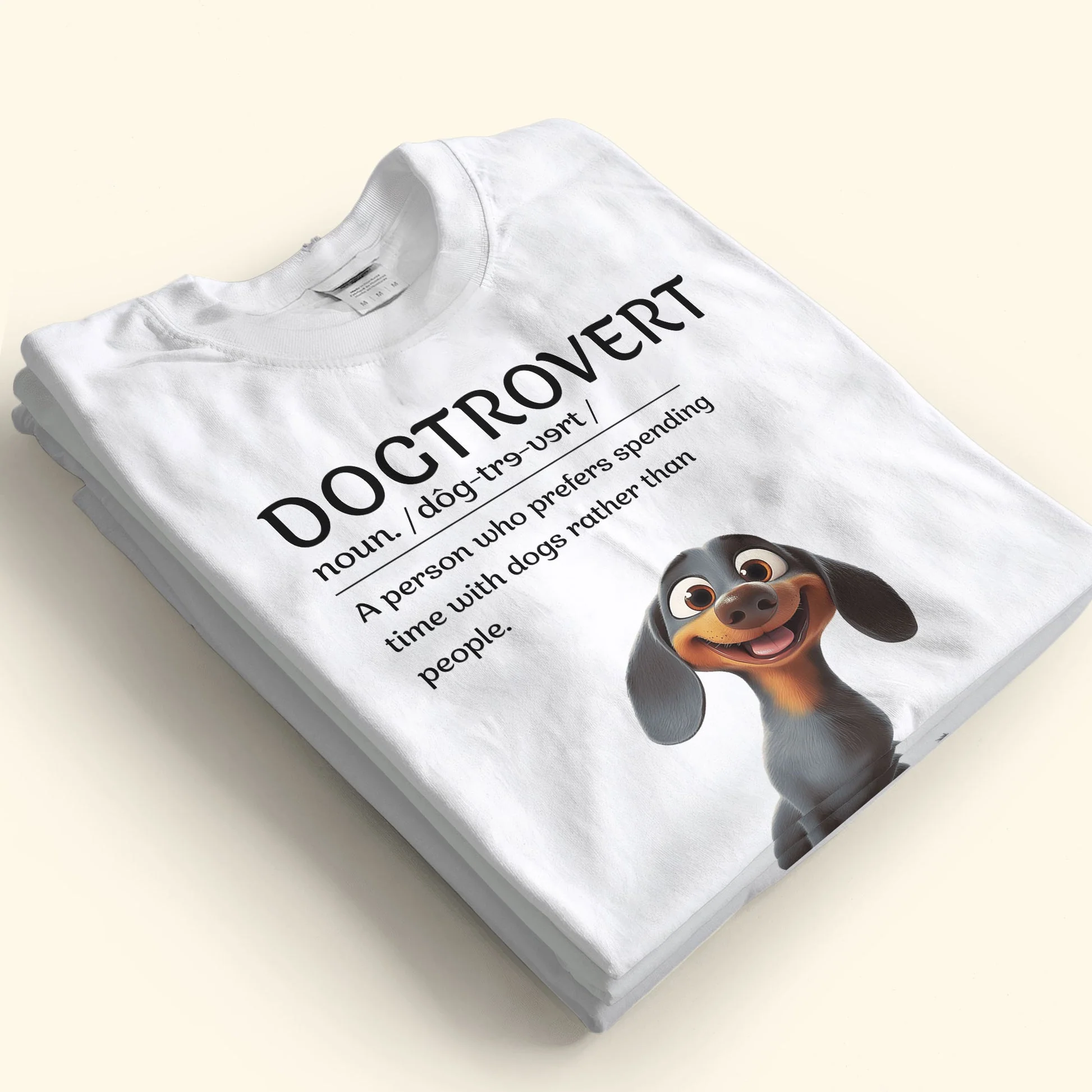 Doctrovert A Person Who Prefers Spending Time With Dogs - Personalized Shirt - Gift for Pet Owners, Pet Lovers, Dog Mom, Dog Dad | CLP15 NH96 - Image 4