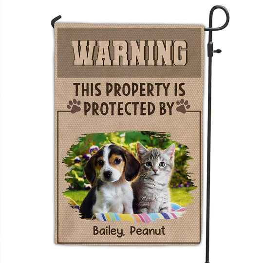 Dog Warning You - Personalized Flag - Gift for Pet Owners, Dog Lovers | CLP15.V3 HH01 - Image 9