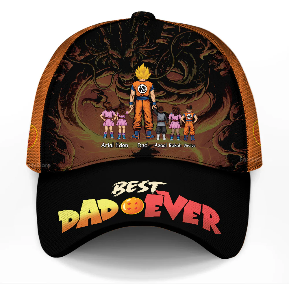 DrBa Best Dad Ever - Personalized Classic Cap - Gift For Dad, Husband, Fathers Day - CL03 NA94