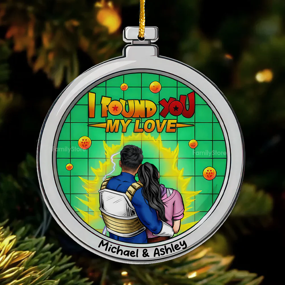 DrBa Couple Finally I Found My Love - Personalized Acrylic Ornament - Gift For Couple - CL18 NA94 - Image 2