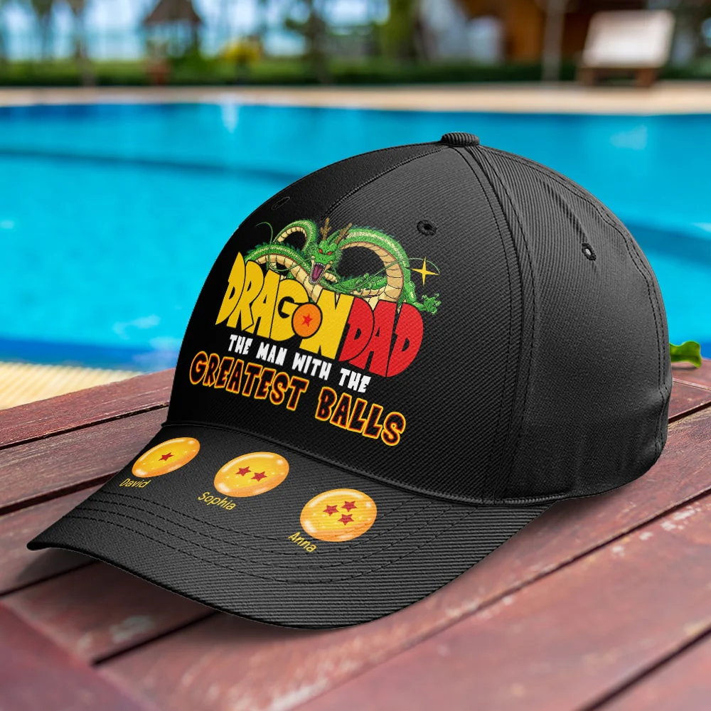 DrBa The Man With The Greatest Ball - Personalized Classic Cap - Gift For Dad, Husband, Fathers Day NA94 - Image 3