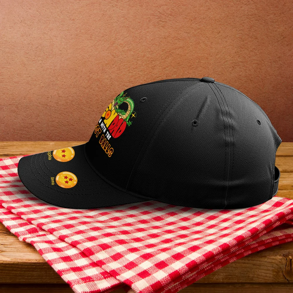 DrBa The Man With The Greatest Ball - Personalized Classic Cap - Gift For Dad, Husband, Fathers Day NA94 - Image 4
