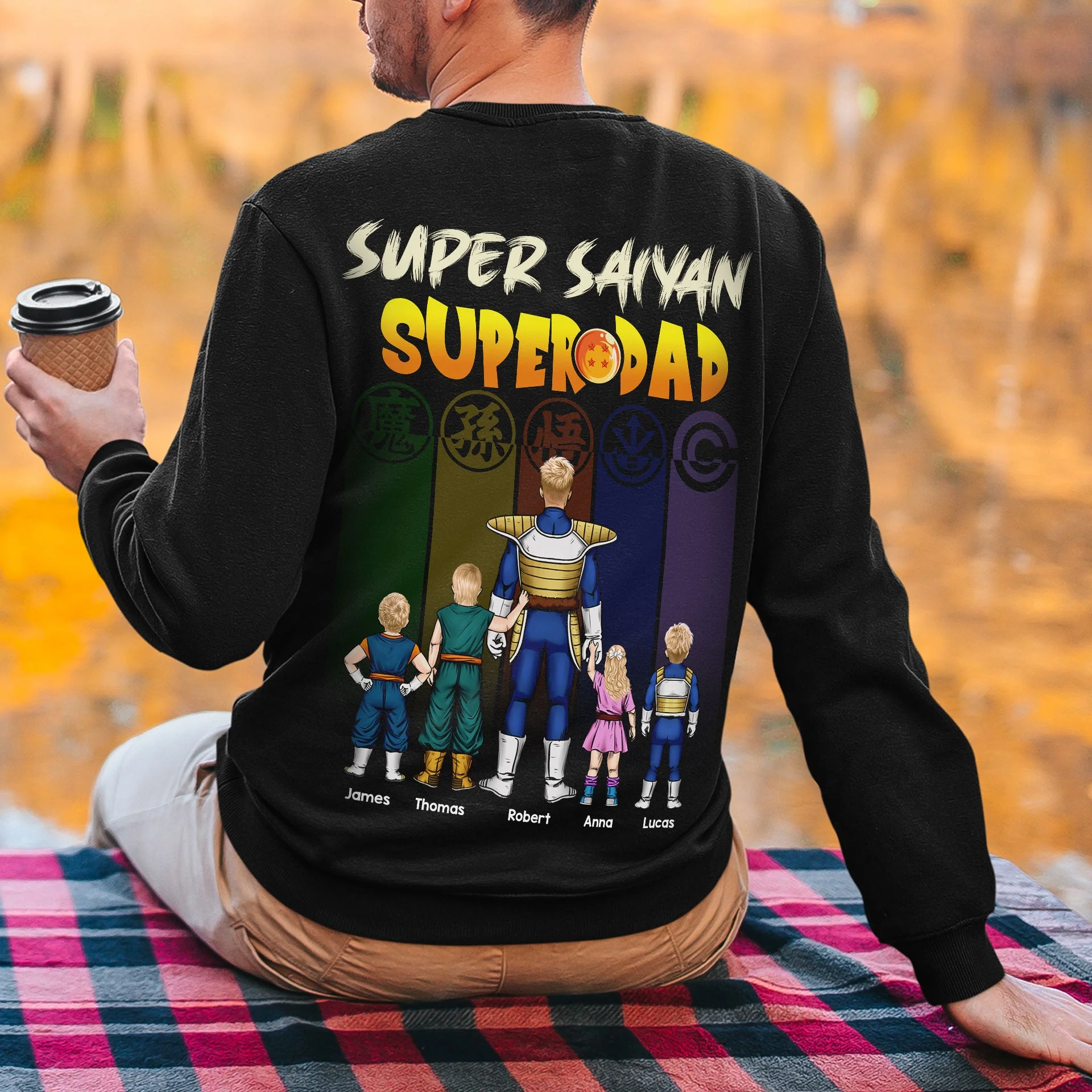DrBa Z Superdad - Personalized Tshirt - Gift for Dad, Father's Day | CL03 - Image 4