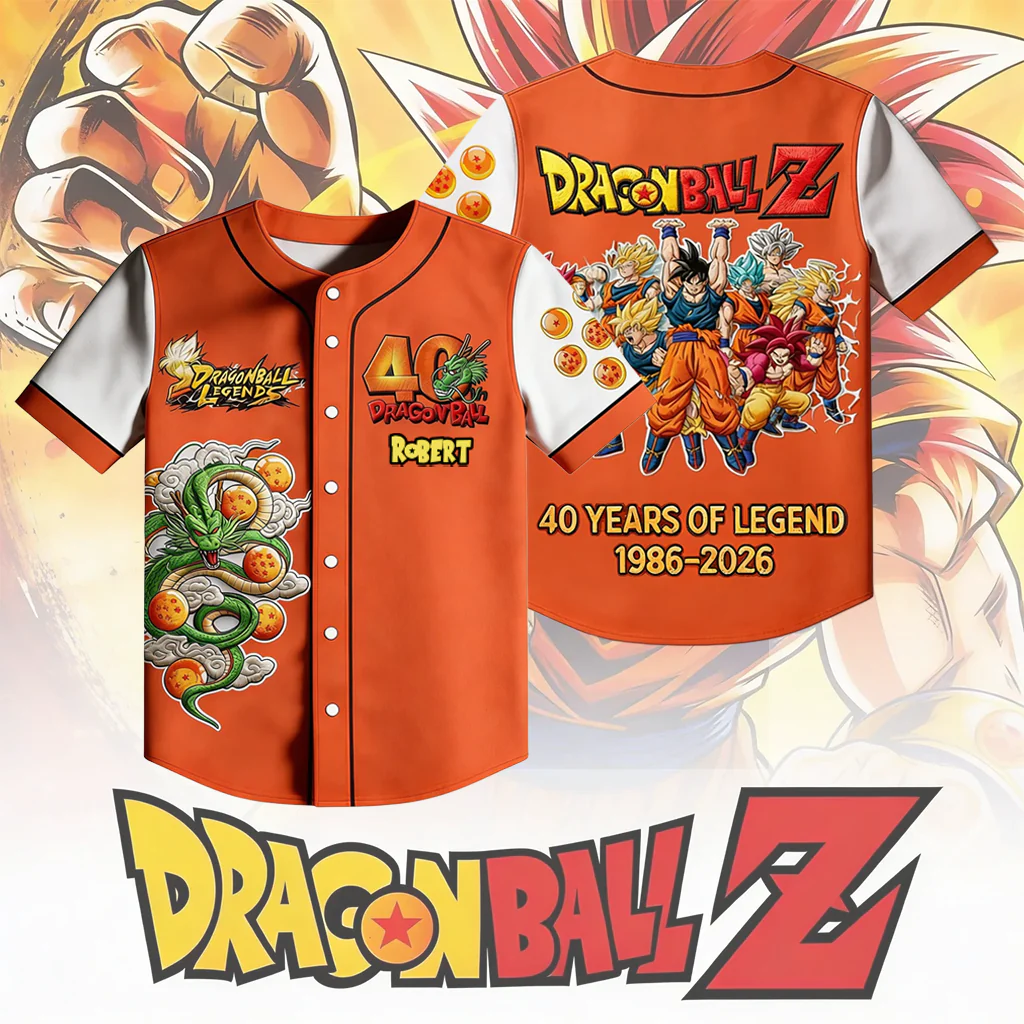 DrBa 40th Anniversary - Personalized Baseball Jersey - Gift For Movie Fans HH01