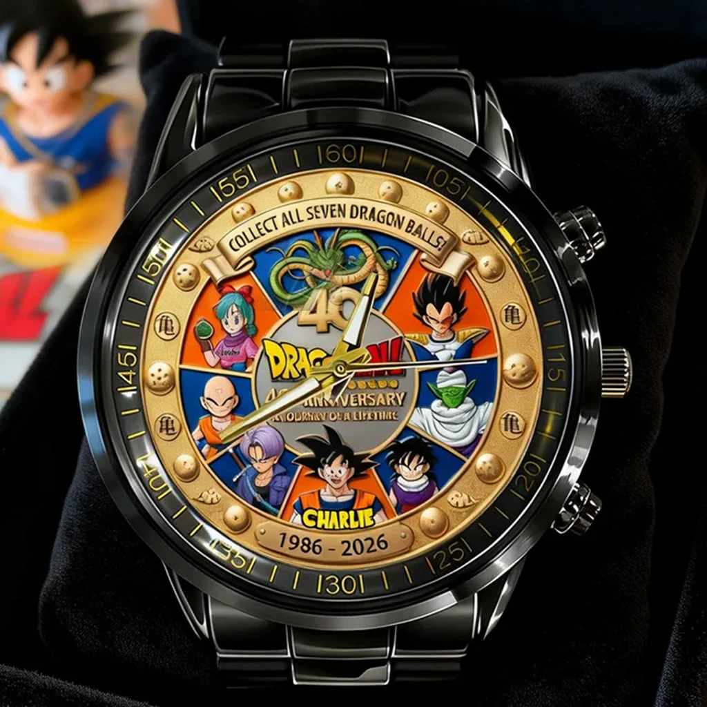 DrBa 40th Anniversary - Personalized Hand Watch - Gift For Fan Movies
