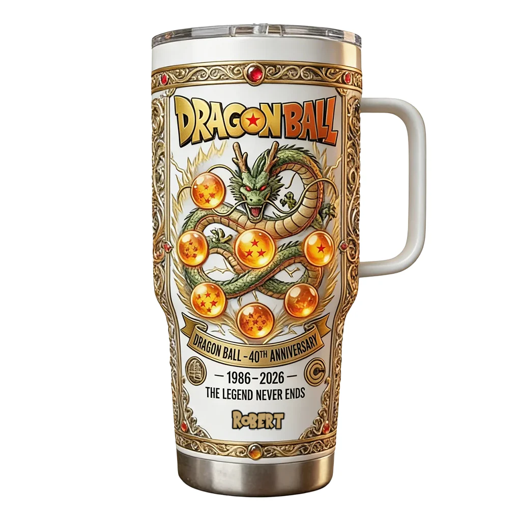 DrBa 40th Anniversary The Legend Never Ends - Personalized Tumbler - Gift For Movie Fans HH01 - Image 3